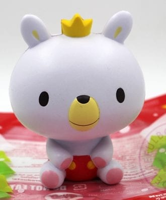 IBloom Squishy x Deliteful Boutique Snowy Polar Bear Squishy - Red